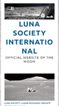 Mobile Screenshot of lunasociety.org